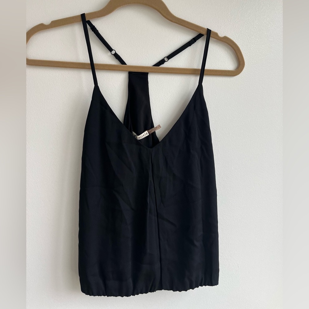 Alice + Olivia Black Cami Tank